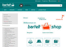 Bartelt GmbH Website und Onlineshop Shop