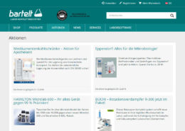 Bartelt GmbH Website und Onlineshop